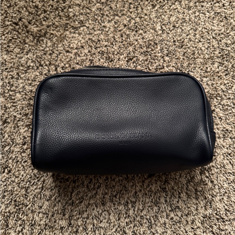 Dolce & Gabbana Navy blue Toiletry Bag/Make Up Bag new